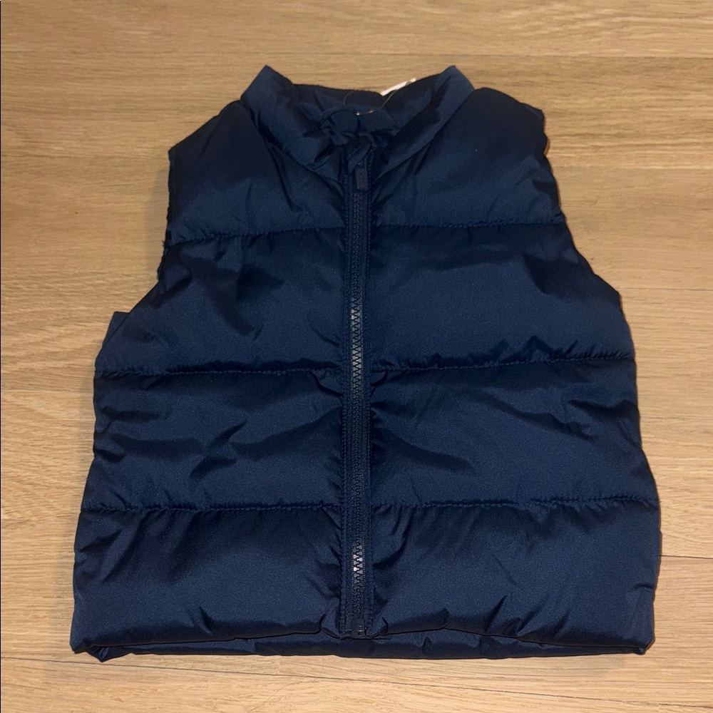 Old Navy Dark Blue Water-Resistant Vest